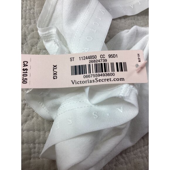 Set of 2 Victorias Secret White Hipster Bikini Panties XL NWOT*Red Thong L NWT - Picture 6 of 9